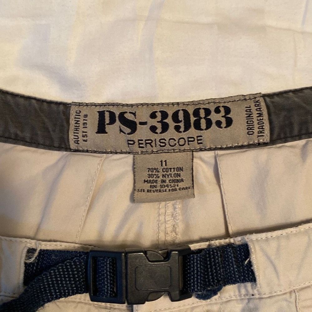 PERISCOPE tan shorts size 11 - Picture 3 of 5